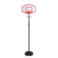 Hathaway Streetball 79-in Portable Basketball Hoop System for Kids & Adults - Adjustable Height with Fillable Base, Steel Rim & 