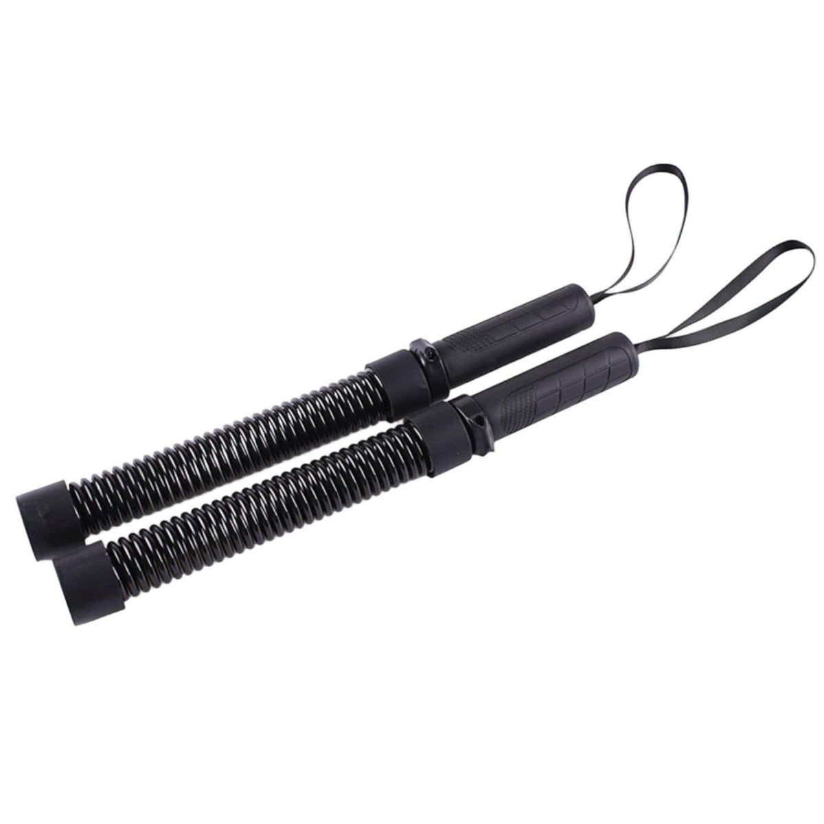 MERISHOPP Textured Handles SpringLoaded Grip Bar Black Resistance Training Bar, Black