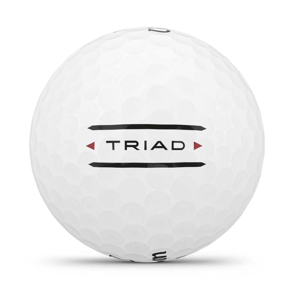 Wilson 2025 Triad Golf Balls - White, 12 Balls
