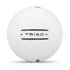 Wilson 2025 Triad Golf Balls - White, 12 Balls