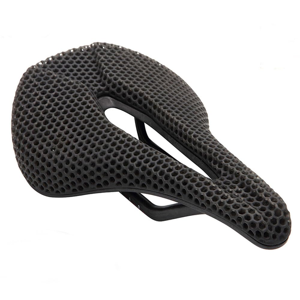 BUCKLOS 3D Printed Bike Saddle Bike Seat Mountain Road Comfortable Bicycle Cushion,Fit for MTB BMX XC Gravel Bikes Road Bikes