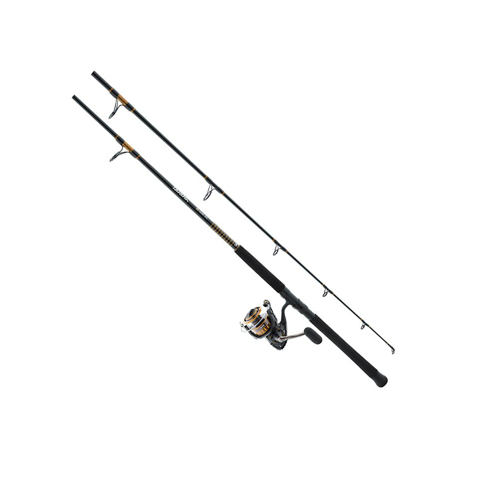 Daiwa Bg5000/1002Mh Daiwa, Bg Saltwater Pre-Mounted Combo, 5000, 6 + 1 Bearing, Spinning, 10', 2 Piece, Medium Heavy