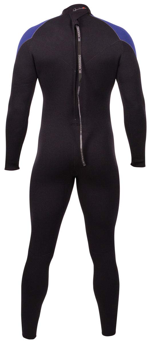 Henderson Thermoprene 3Mm Men'S Jumpsuit (Back Zip) (Black/Blue, Medium)