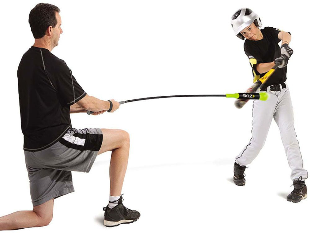 Klz Hitting Stick Batting Swing Trainer Select For Softball With Impact Absorbing Handle, 52 '', Black