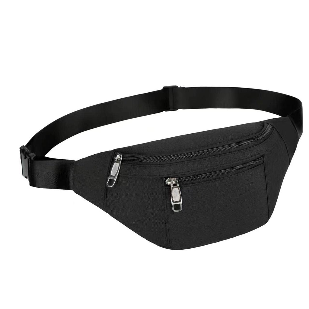 Waist Pack Bag For Men&Women - Fanny Pack For Workout Traveling Running.((004) Black)