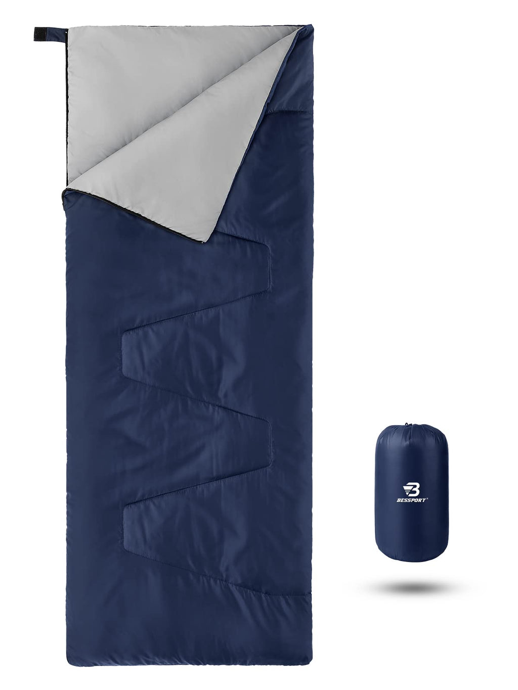 Bessport Lightweight Sleeping Bag, Ultralight Backpacking Sleeping Bag, 3 Season Waterproof For Adults Kids, Outdoor, Hiking, Ca