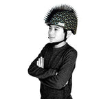 Krash Techno Geo Youth 8+ Mohawk Helmet, Techno Neo Geo Black (8042924)