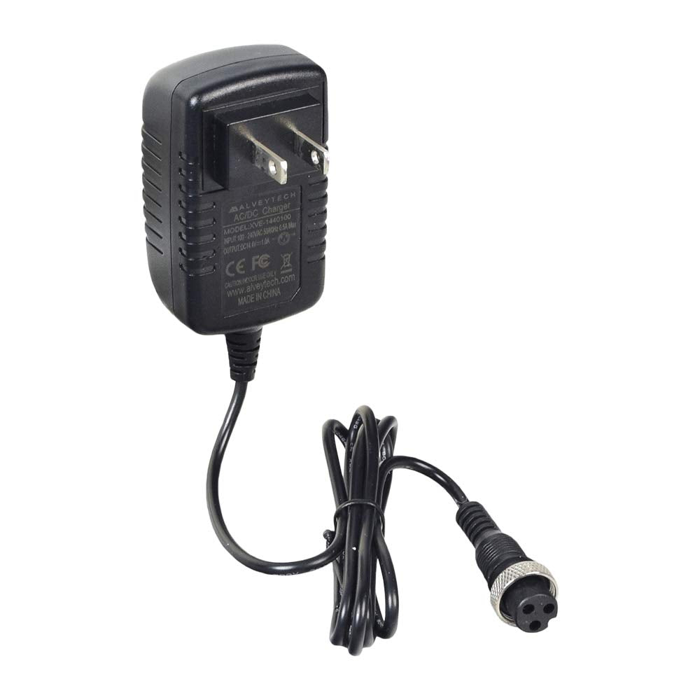 Alveytech 12 Volt 1.0 Amp Sla Battery Charger For The Razor E90 Accelerator, Jr. Electric Wagon - Replacement Female 3 Prong Sty