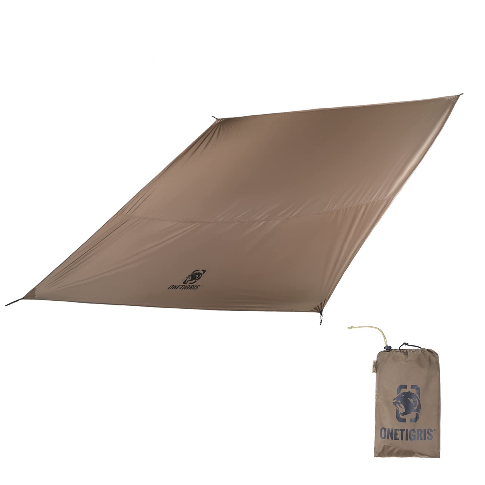 Onetigris Tent Tarp Footprint 94''X94'', Large Size, Waterproof Lightweight Multifunctional Camping Tarp Beach Blanket For Campi