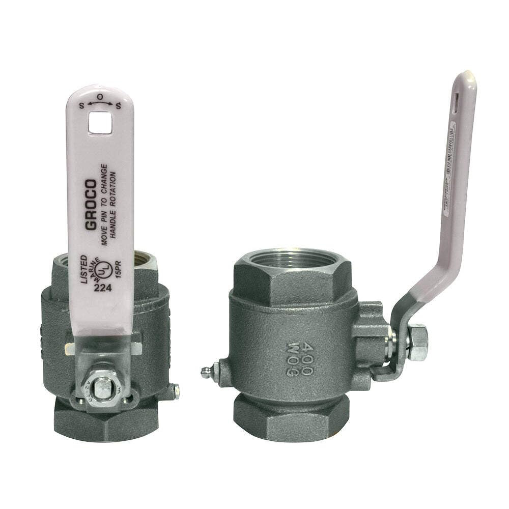 Groco 1/4'' Npt #316 Stainless Steel In-Line Ball Valve