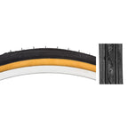 Kenda K40 Street Tire, 26 X 1-3/8 Wire Black/Yellow Skin