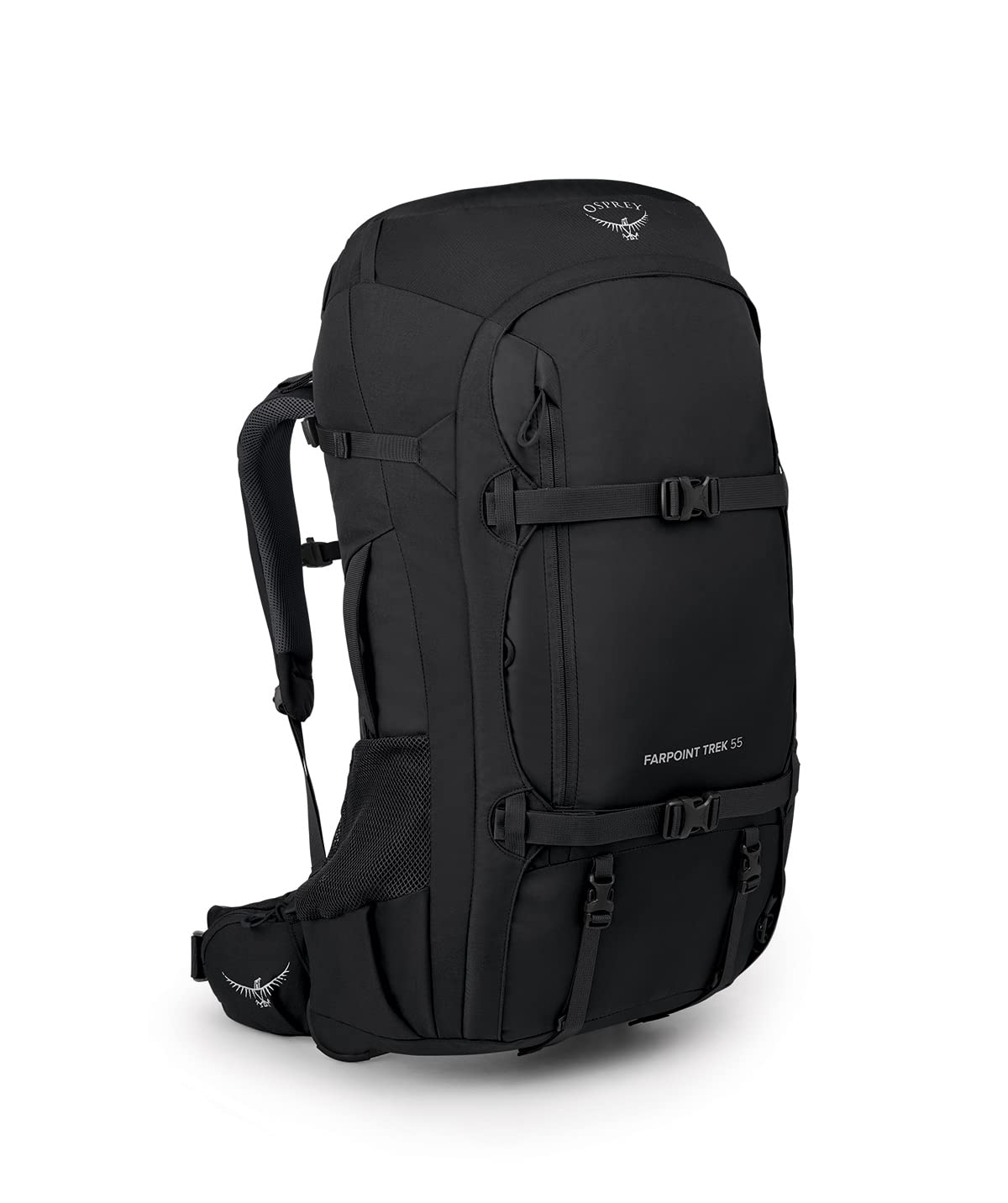 Osprey Farpoint Trek 55L Men's Travel Backpack, Black