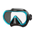 TUSA M-1011 Ino Scuba Diving Mask, Black/Ocean Green