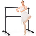 Goflame 4Ft Ballet Barre Portable, Freestanding Double Ballet Barre Height Adjustable With Anti Slip Base, Heavy Duty Stretch Da