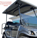 3G Universal 80'' Black Roof Kit For Club Car Ds Golf Carts 2000+
