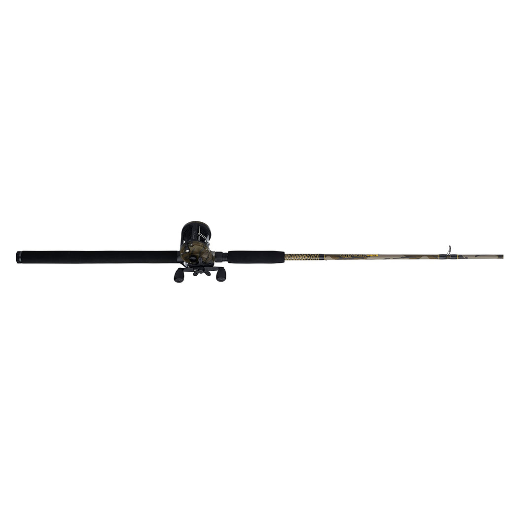 Ugly Stik 7 Camo Conventional Fishing Rod And Reel Casting Combo, Right Handle Position, Ugly Tech Construction With Clear Tip D