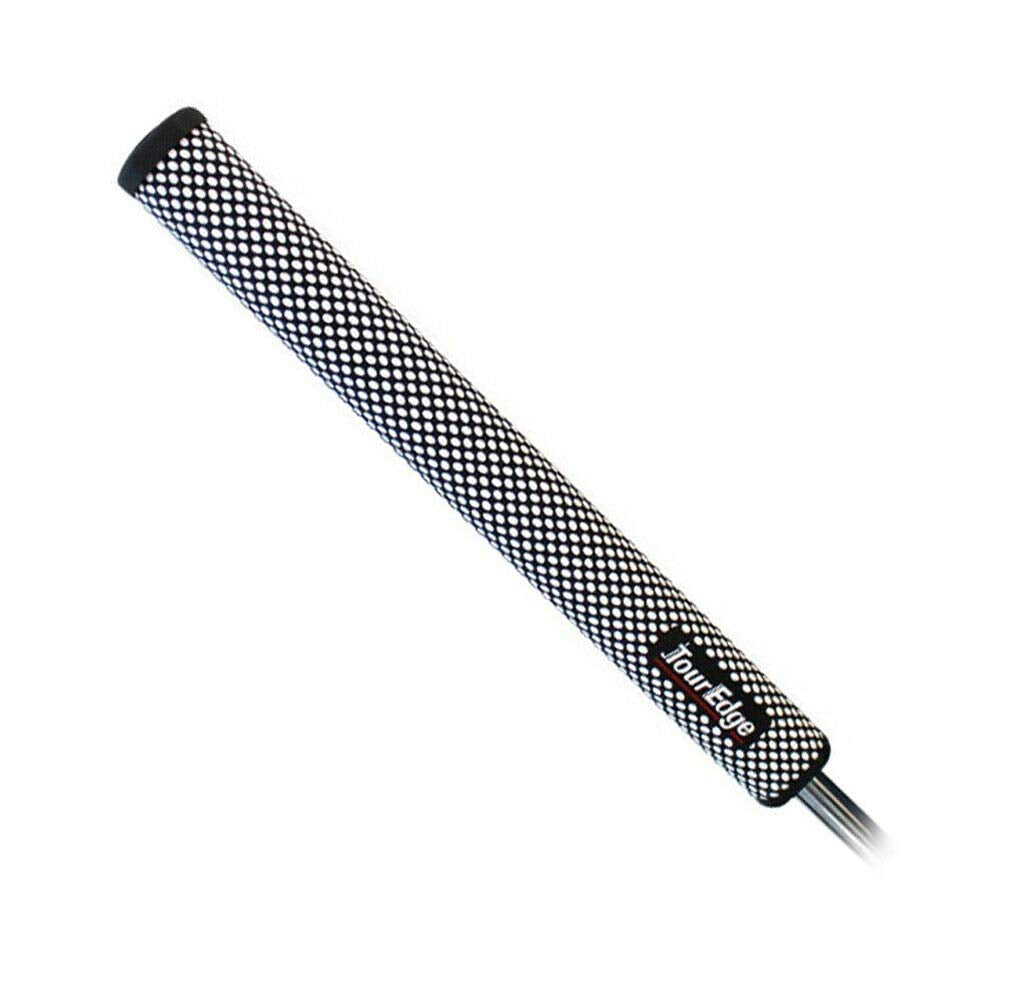 Tour Edge Pure Feel Tac Putter Grip (Black/White) Golf