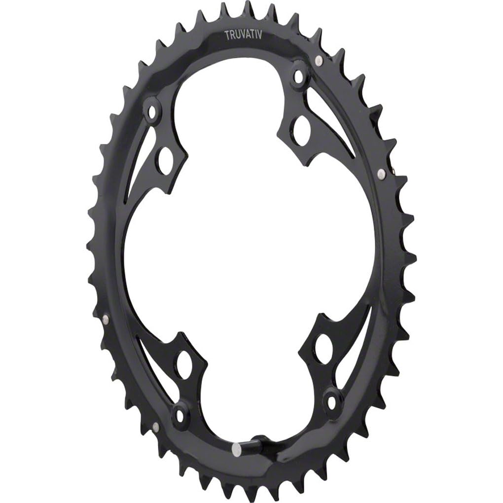 Truvativ Trushift Chainring 42T 104 Bcd 8/9/10/11-Speed Steel Black V4 Rd Mtb