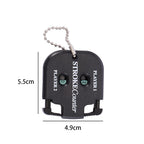 Helonge Golf Score Counter, 2 Pcs 2 Player Stroke Counter Golf Score Indicator 2 Digits Mini Square Golf Score Counters Handy Sc
