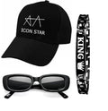 Selloria Stylish Combo For Boys And Girl Baseball Cap, Sunglass And Watch And Outdoor Multicolour