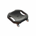 BNFLowNoise MidSection Exercise Disc AntiSlip Handle Quiet Ab Roller Portable Abdominal Wheel Roller Compact for Beginners, H