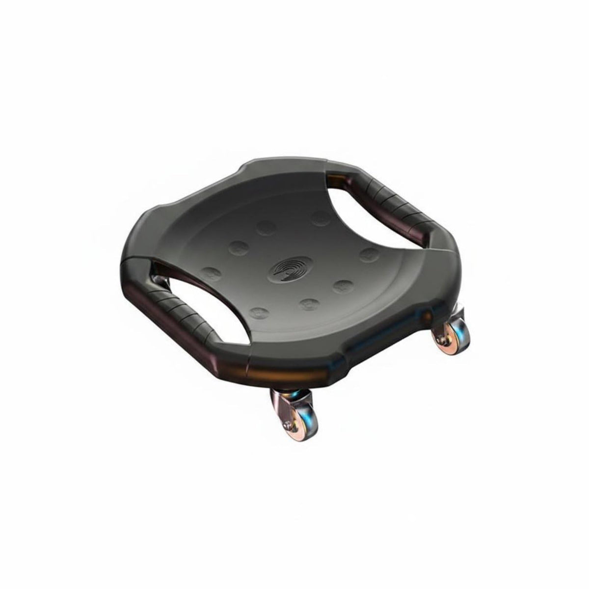 BNFLowNoise MidSection Exercise Disc AntiSlip Handle Quiet Ab Roller Portable Abdominal Wheel Roller Compact for Beginners, H