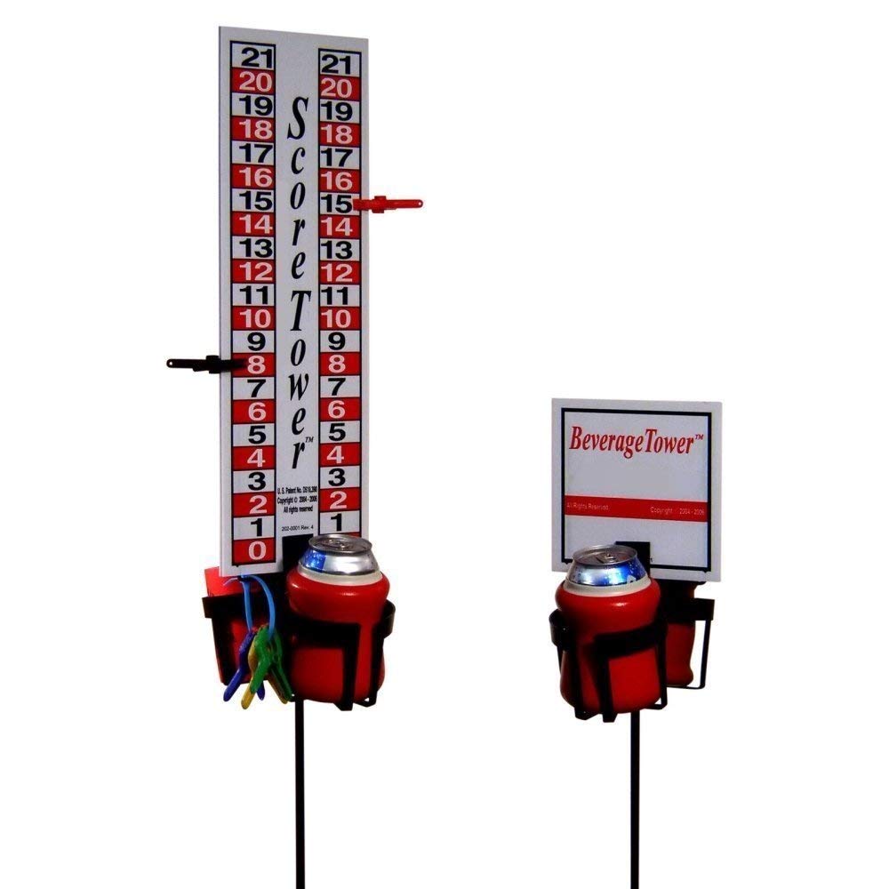 Scoretower Combo Set - Cornhole Scoreboard & Drinkholders