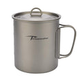 Timberbrother 750Ml Titanium Outdoor Camping Mug With Lid (Without Handle)
