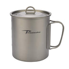 Timberbrother 750Ml Titanium Outdoor Camping Mug With Lid (Without Handle)