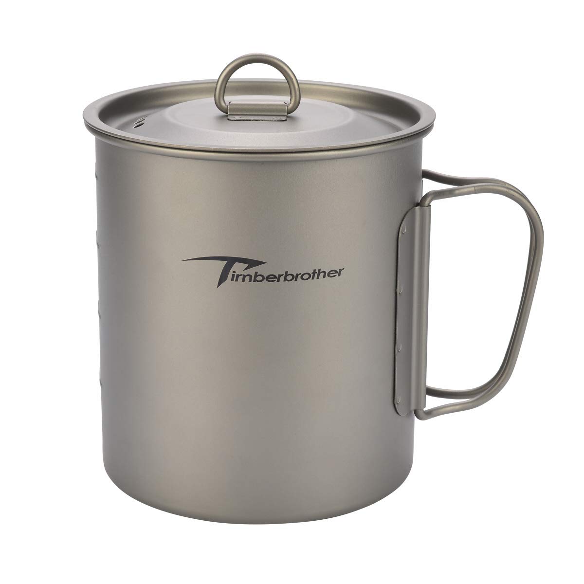 Timberbrother 750Ml Titanium Outdoor Camping Mug With Lid (Without Handle)