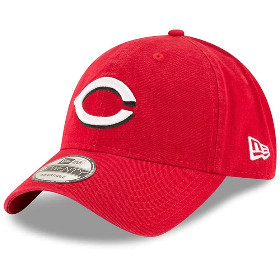 New Era Mlb Core Classic 9Twenty Adjustable Hat Cap One Size Fits All (Cincinnati Reds)