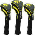 Team Golf Ncaa Iowa Hawkeyes Contour Golf Club Headcovers (3 Count) Numbered 1, 3, & X, Fits Oversized Drivers, Utility, Rescue