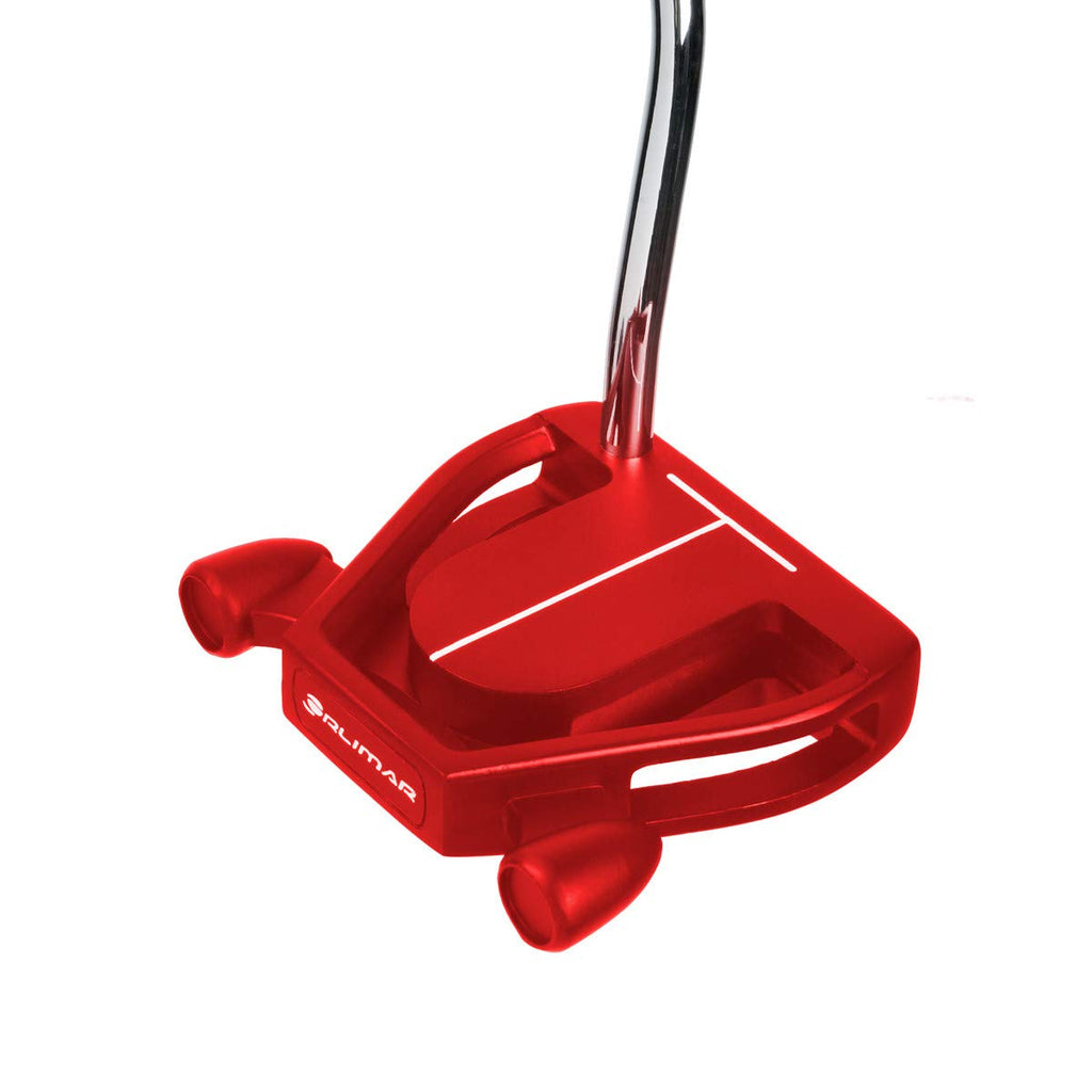 Orlimar Golf F80 Mallet Putter, Mens Right Handed 35'' Red/Black With Oversize Putter Grip