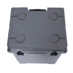 Camp-Zero 52 Quart Wheeled Cooler/Ice Chest With Extendable Handle & Oversized Flat-Free Easy-Roll Wheels  For Camping Trips, Be