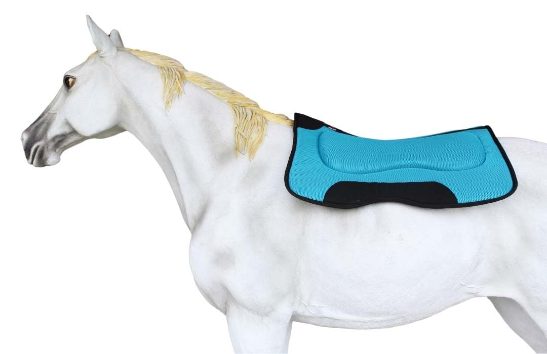 Challenger Horse Saddle Pad Western Contoured Neoprene Shock Absorbing Saddle 39200Tr