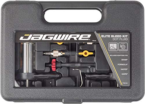 Jagwire - Elite Disc Brake Bleed Kit Bicycle Repair Tool  For Dot Fluid  Compatible With Sram, Avid, Formula, Hayes, And Hope