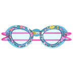 Speedo Unisex-Child Swim Goggles Sunny G Ages 3-8, Bachelor Button Multi Ditsy/Celeste