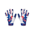 Under Armour Mens Clean Up Culture Baseball Gloves, (400) Royal/White/Red, Medium