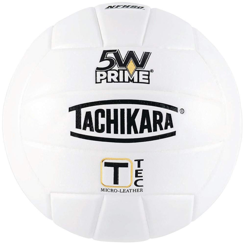 Tachikara 5W-Prime T-Tec Micro-Fiber Volleyball White