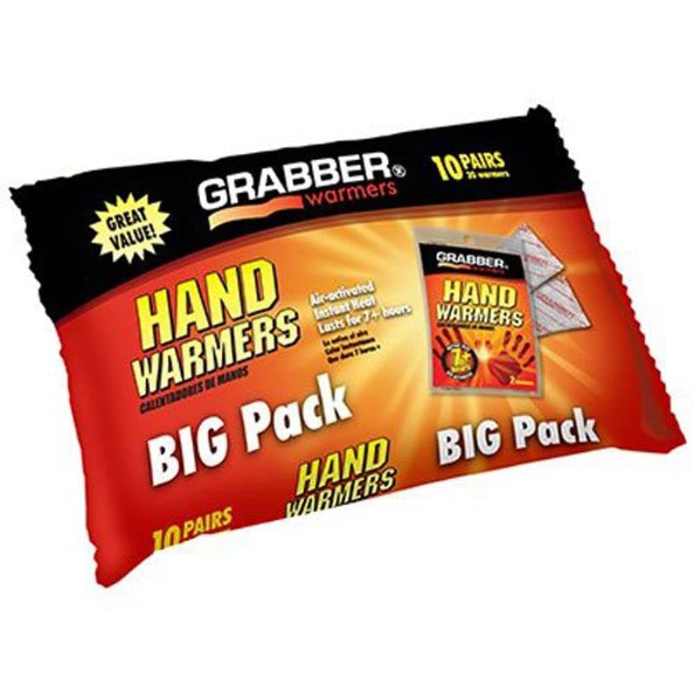 Grabber Warmers Big Pack Hand Warmers, 10 Pair