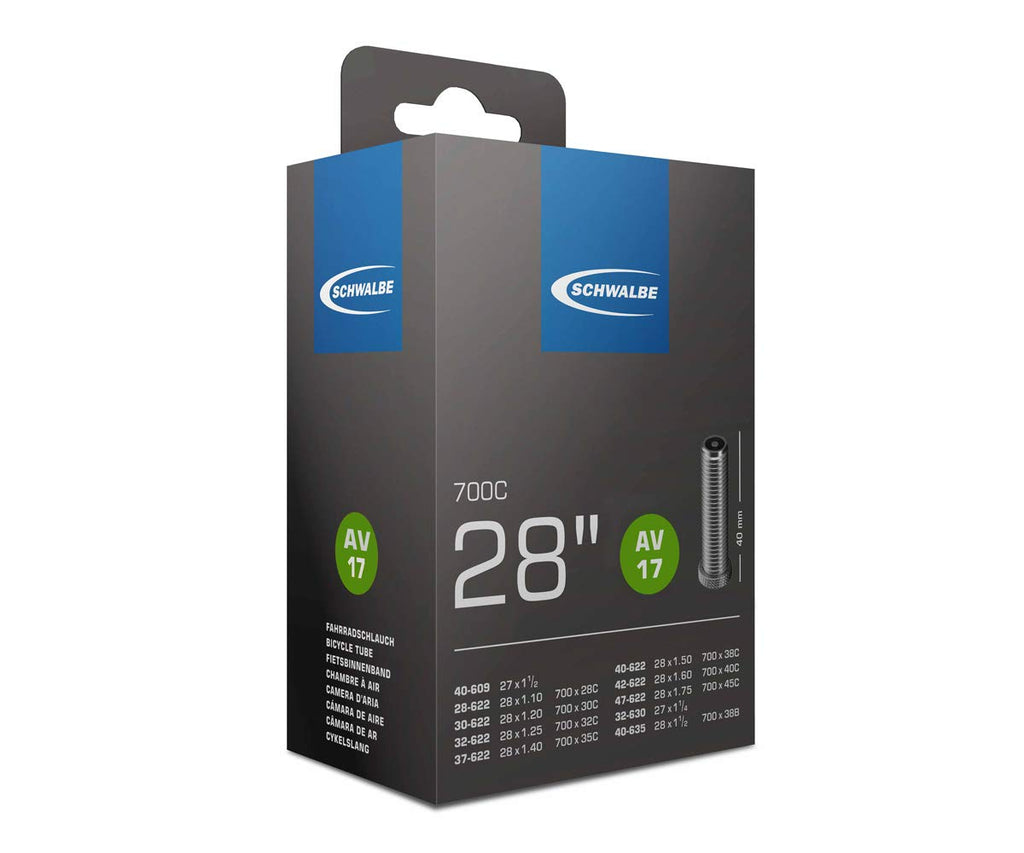 Schwalbe Bicycle Tube With 40Mm Sclaverand Valve, 28 X 1-1.75-Inch