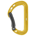 Petzl, Spirit Carabiner Bent Yellow, Lightweight, Versatile Carabiner for Sport Climbing