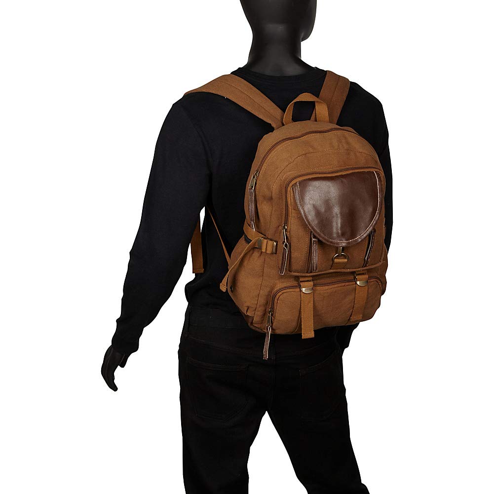 Retro Parisian City Daypack - Black