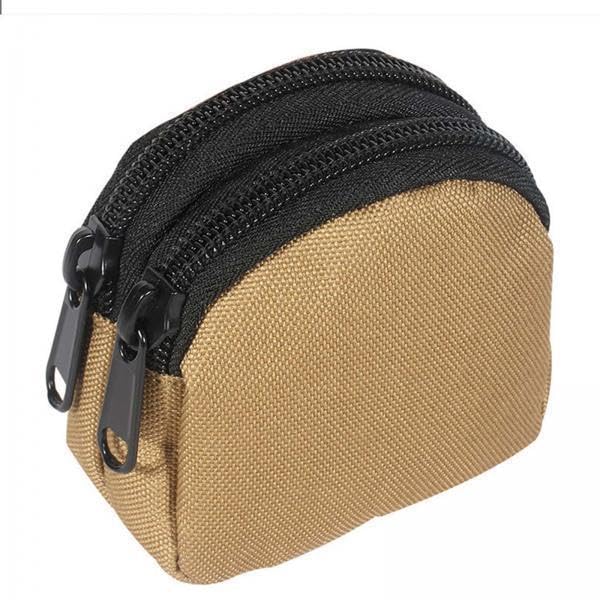 Heavenglow 2X Purse With Belt Loop Double Layer Waterproof Multifunctional Pouch KhakiSporting GoodsOutdoor SportsCamping & H
