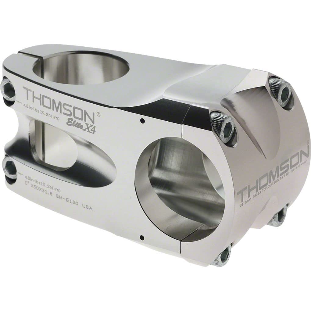 Thomson X4 31.8 Bicycle Stem (1-1/8 X 10-Degree X 100Mm, Silver)
