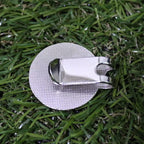 Pinmei Standard Hat Clips Golf Ball Marker Holder 2 Pcs (Silver)