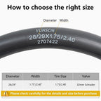 2 Pack 29'' Bike Tubes 29 X 2.125/2.2/2.3/2.35/2.4 Av32Mm Schrader Valve 29'' Bicycle Tubes Compatible With 29 X 2.125 29 X 2.20