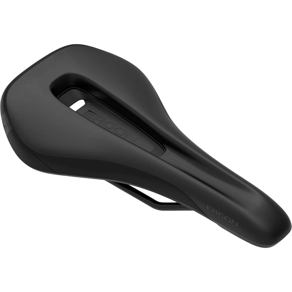 Ergon - Sm Enduro Bicycle Saddle  For Mountain Bikes  Mens  Small/Medium  Stealth Black