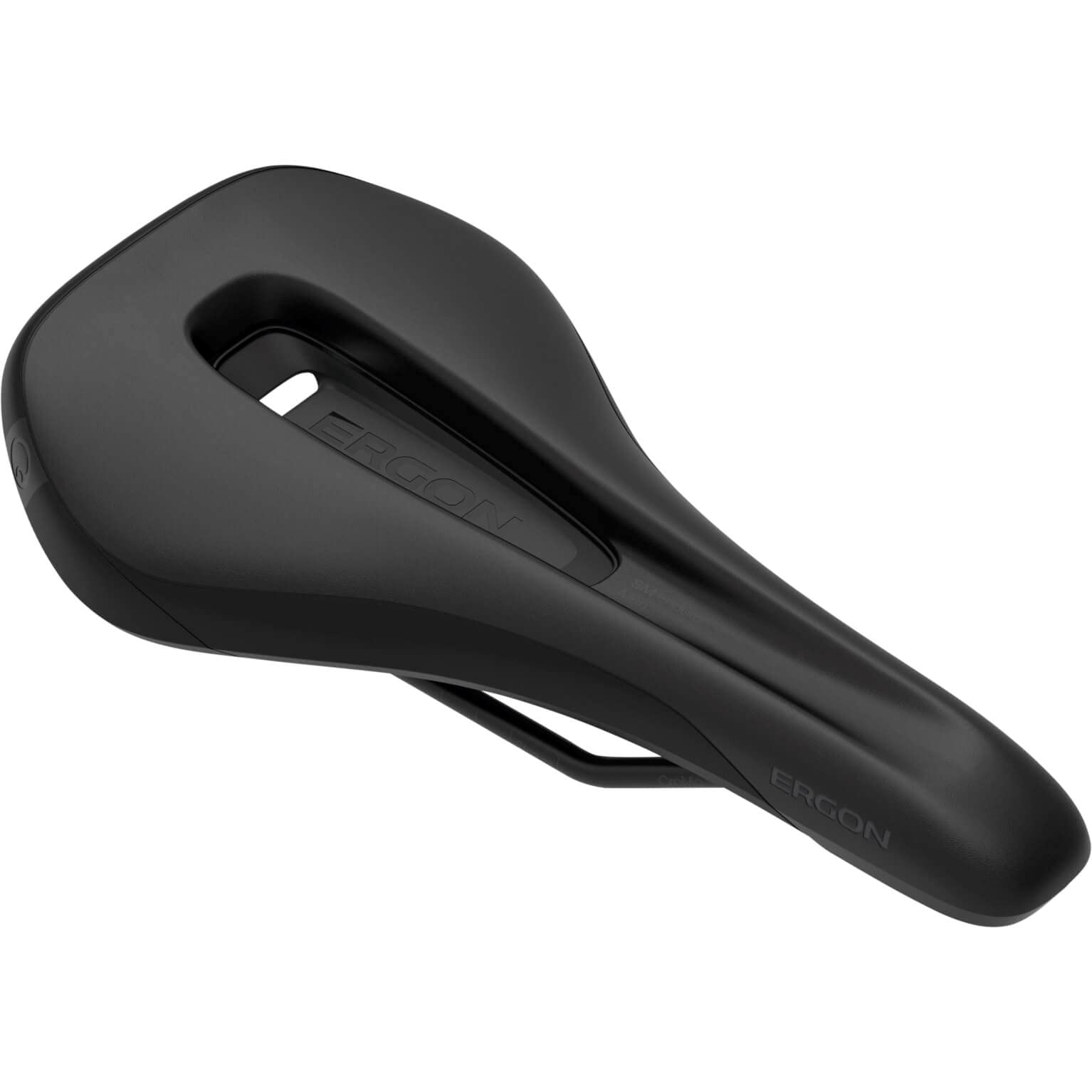 Ergon - Sm Enduro Bicycle Saddle  For Mountain Bikes  Mens  Small/Medium  Stealth Black
