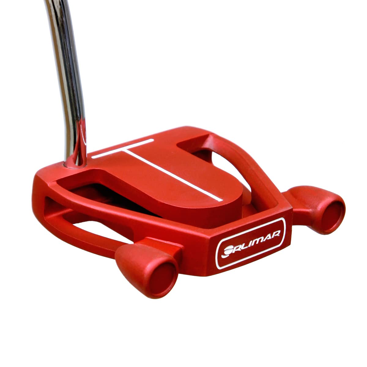 Orlimar Golf F80 Mallet Putter, Mens Right Handed 35'' Red/Black With Oversize Putter Grip